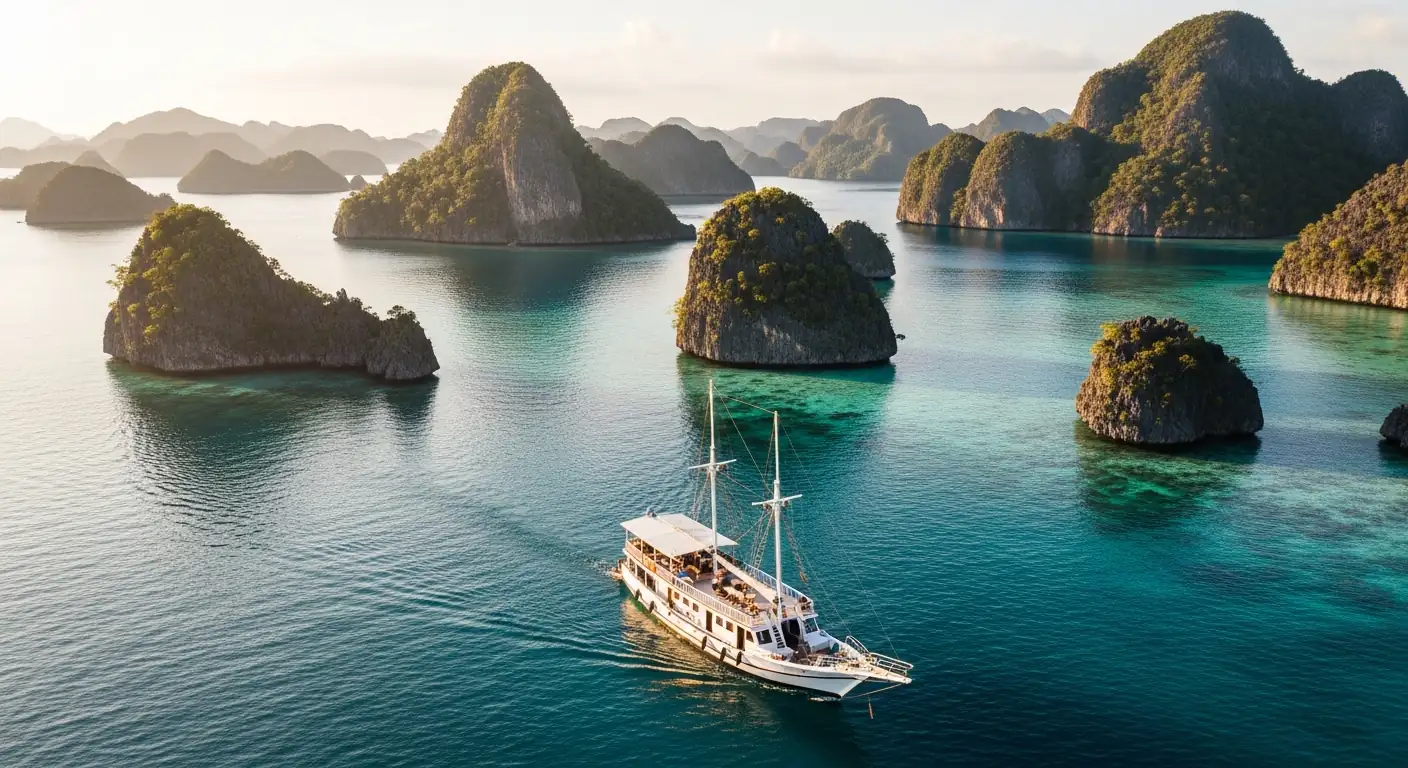 Yacht Charter Raja Ampat — Phinisi + Motoryacht + Super-Yacht