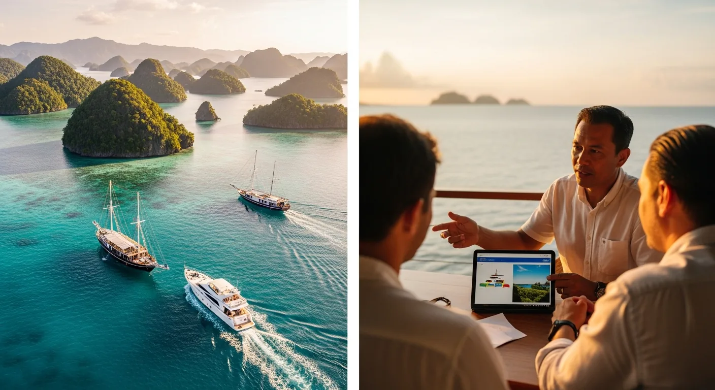 Yacht Charter Routes Raja Ampat — 5D, 7D, 10D Itineraries