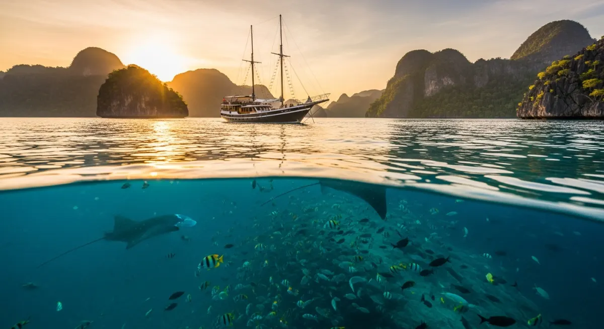 Marine Life on a Yacht Charter Raja Ampat 2027: By Route