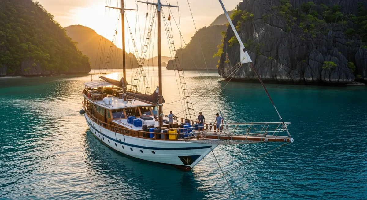Yacht Charter Raja Ampat from Sorong: Boarding Logistics